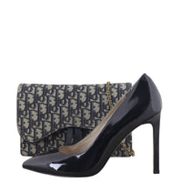 Dior Saddle Pouch Wallet on Chain Oblique
