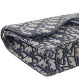 Dior Saddle Pouch Wallet on Chain Oblique