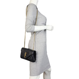 Saint Laurent Monogram Mix Matelasse Envelope Chain Bag Small