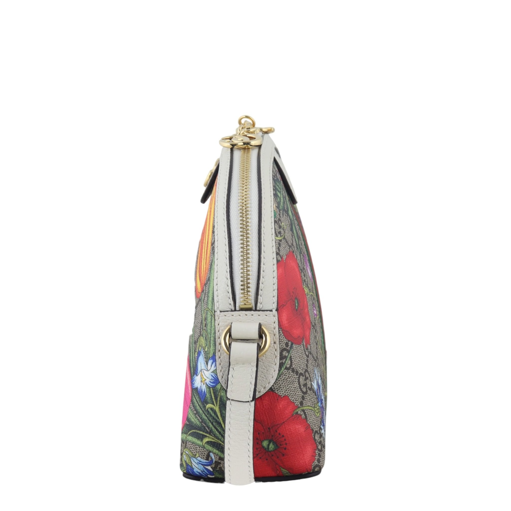 Gucci Ophidia GG Supreme Flora Small Shoulder Bag