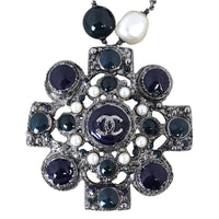 Chanel CC Cabochon Multi Strand Necklace