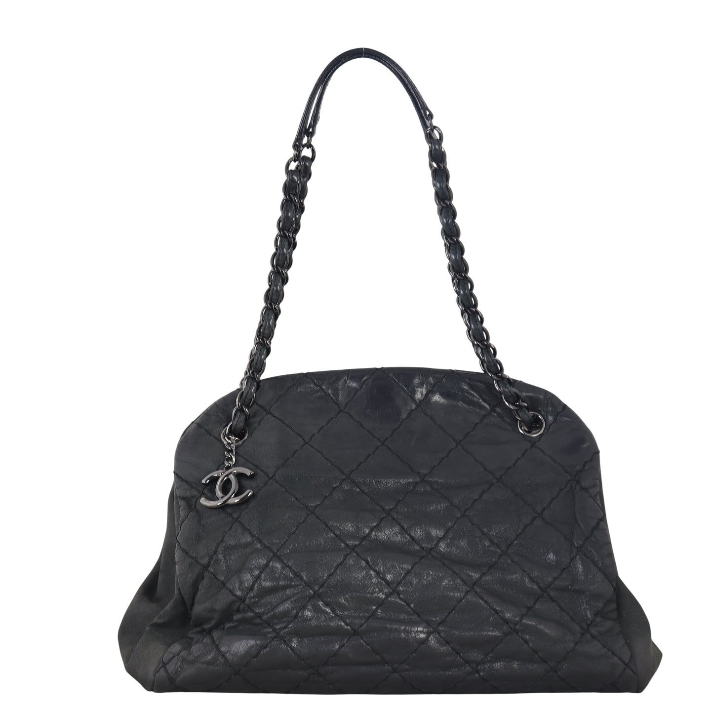 Chanel Just Mademoiselle Bowler Bag Iridescent