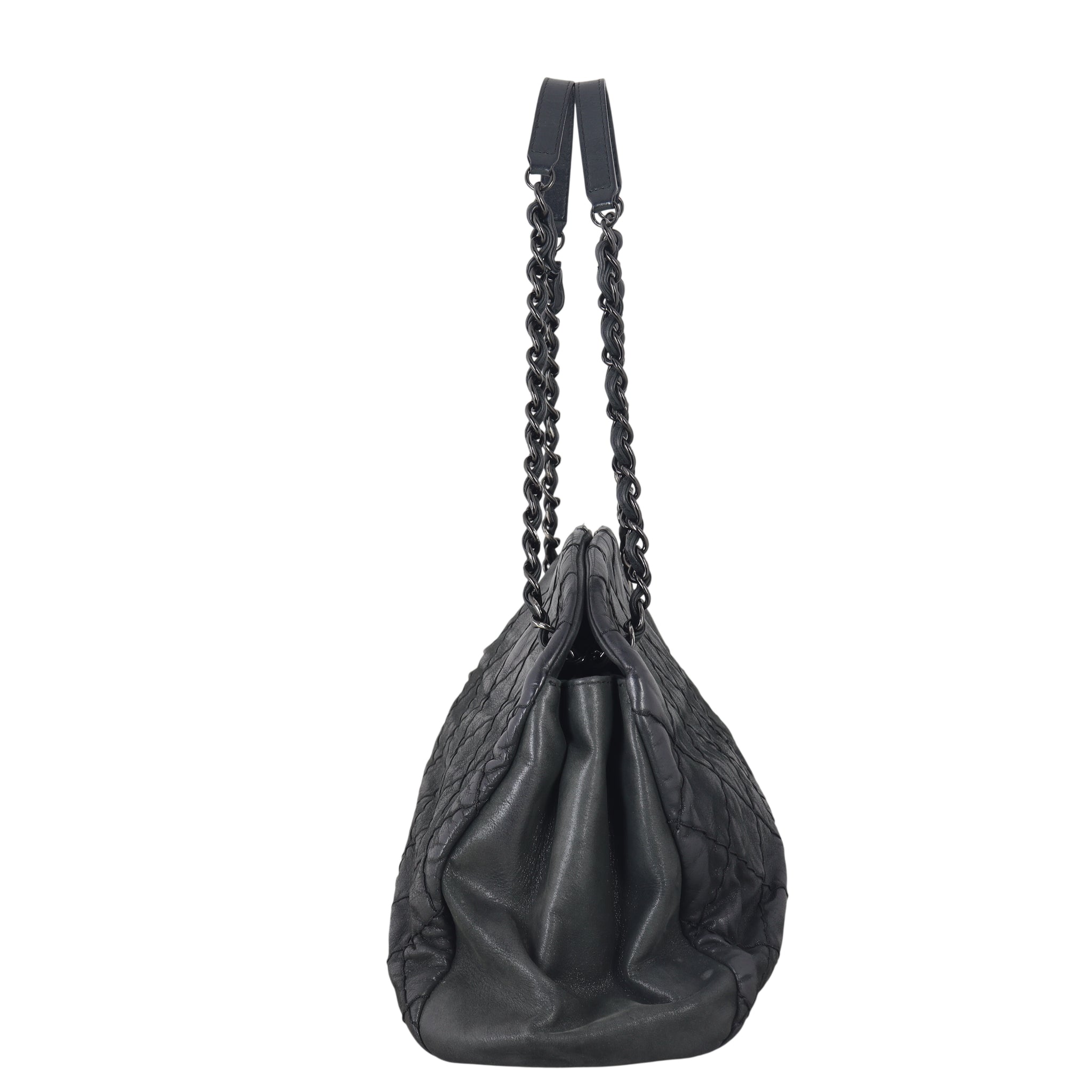 Chanel Just Mademoiselle Bowler Bag Iridescent