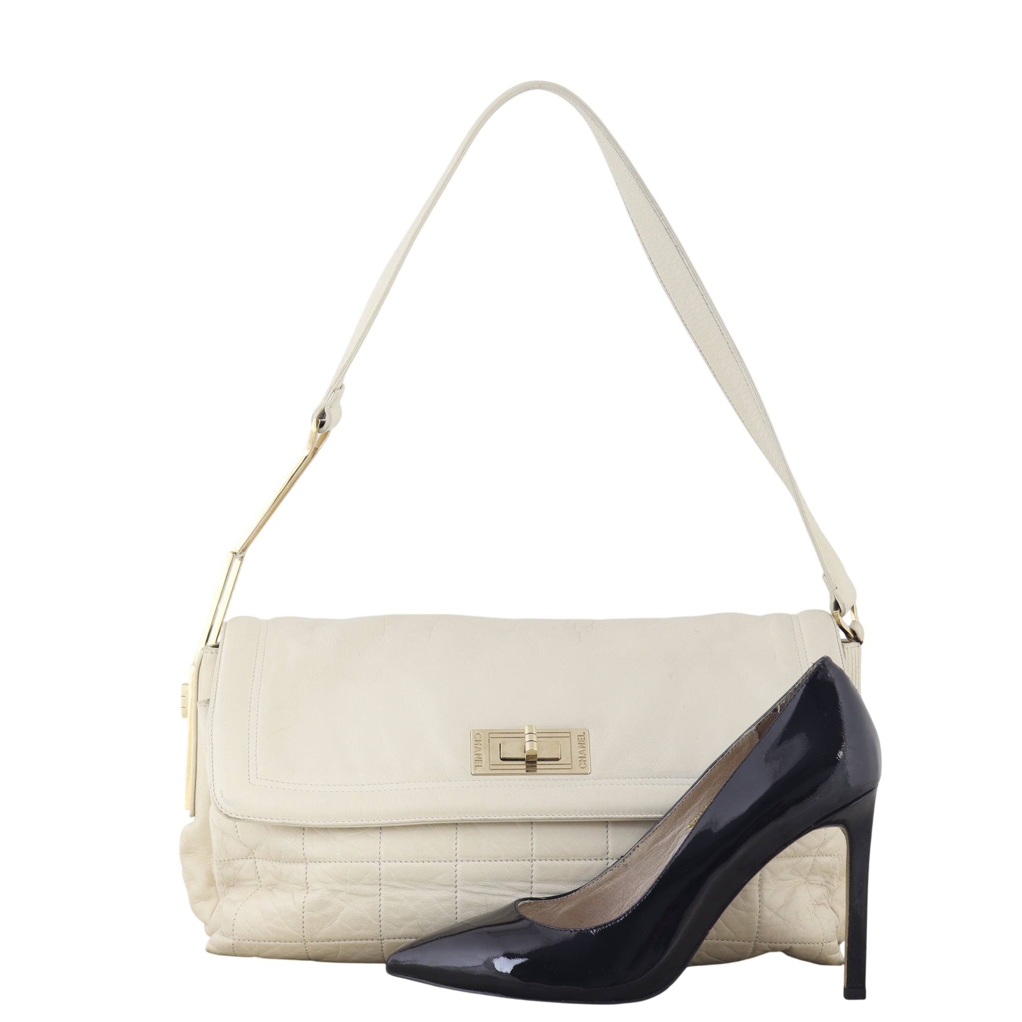 Chanel Chocolate Bar Mademoiselle Shoulder Bag