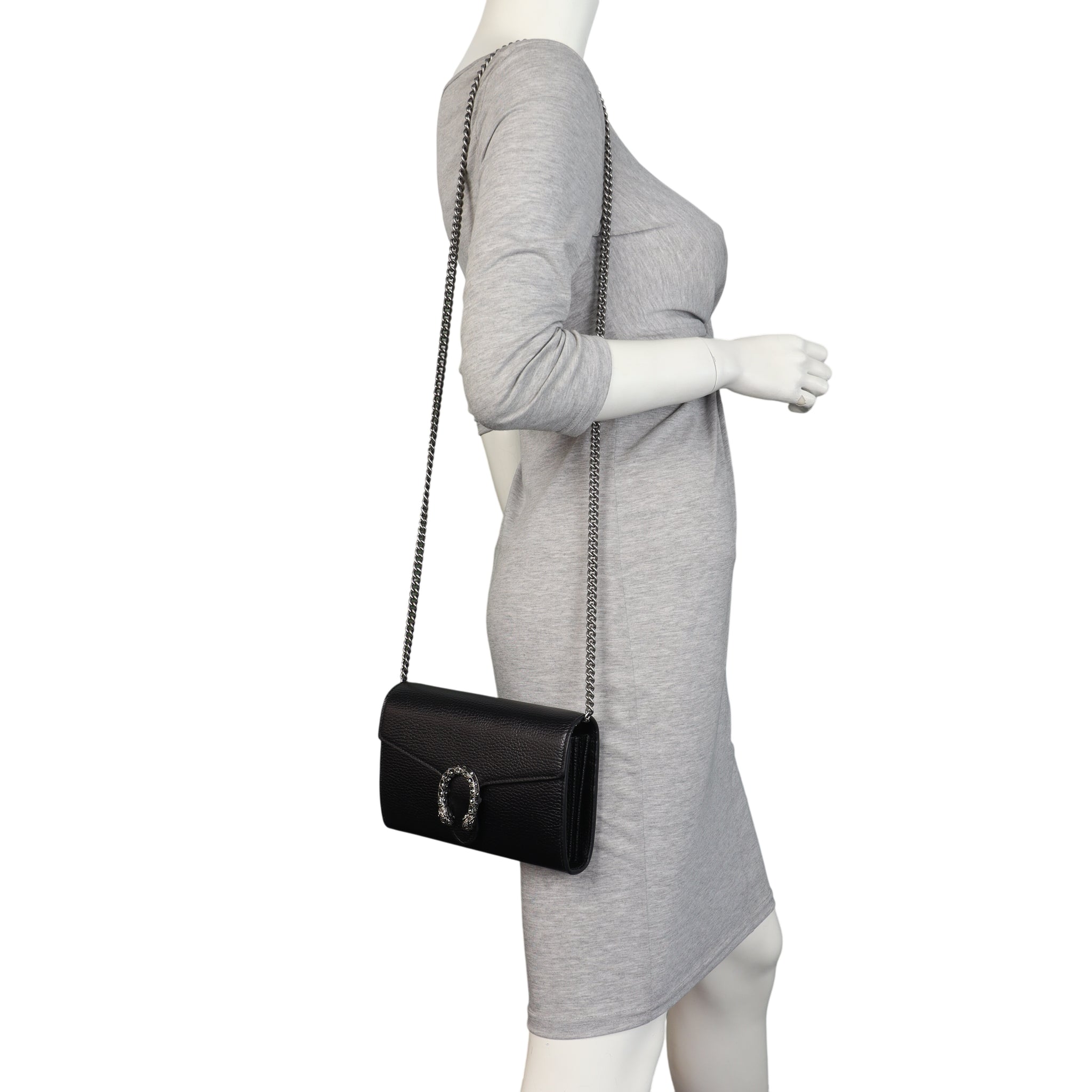 Gucci Dionysus Mini Leather Chain Wallet