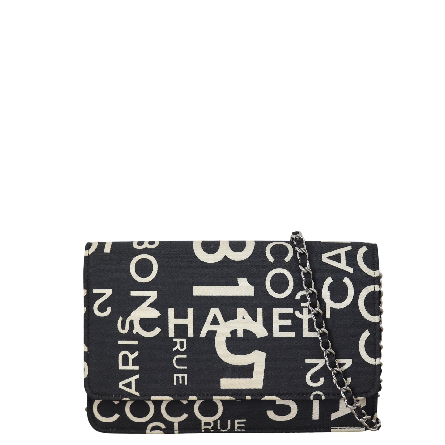Chanel 31 Rue Cambon Canvas Wallet on Chain