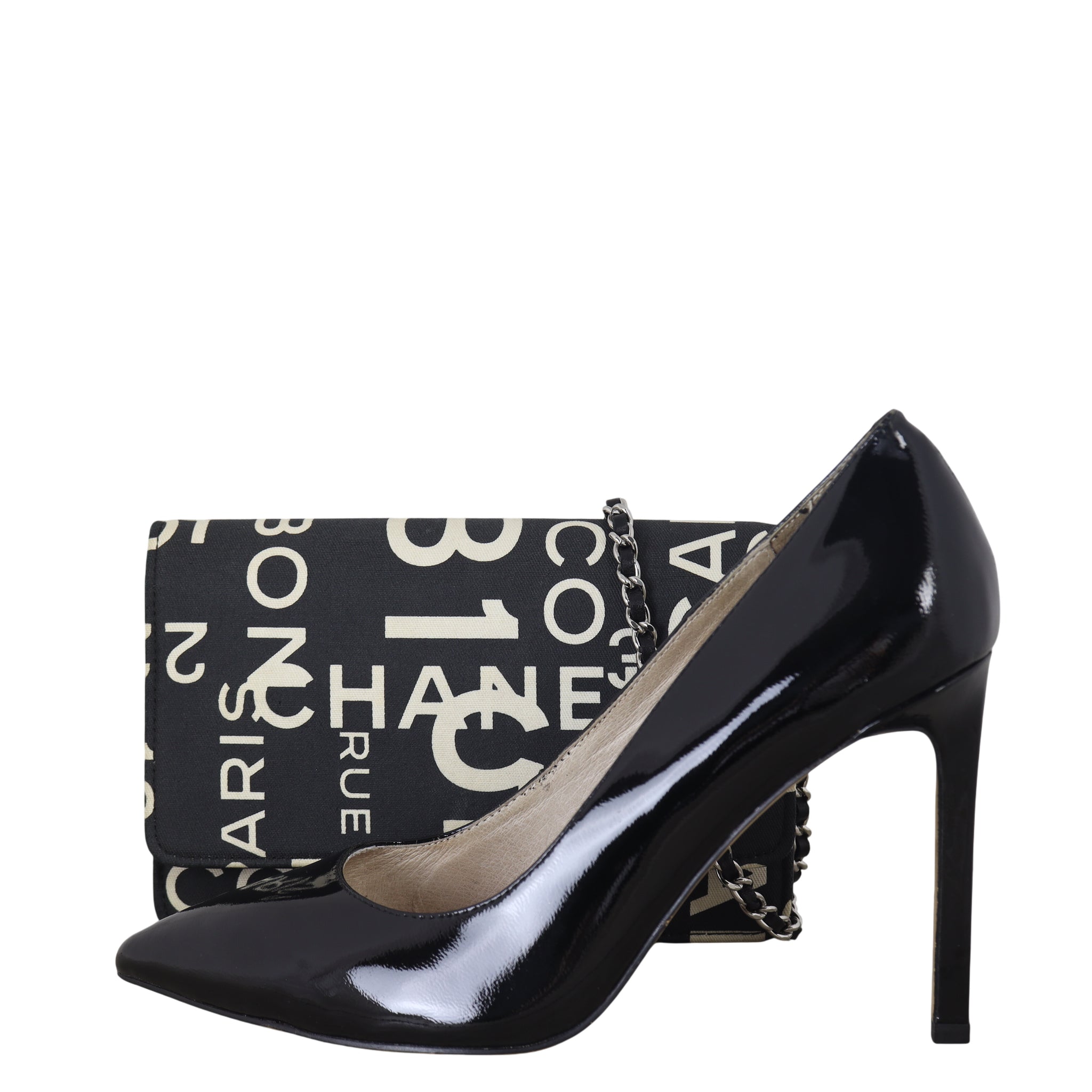 Chanel 31 Rue Cambon Canvas Wallet on Chain