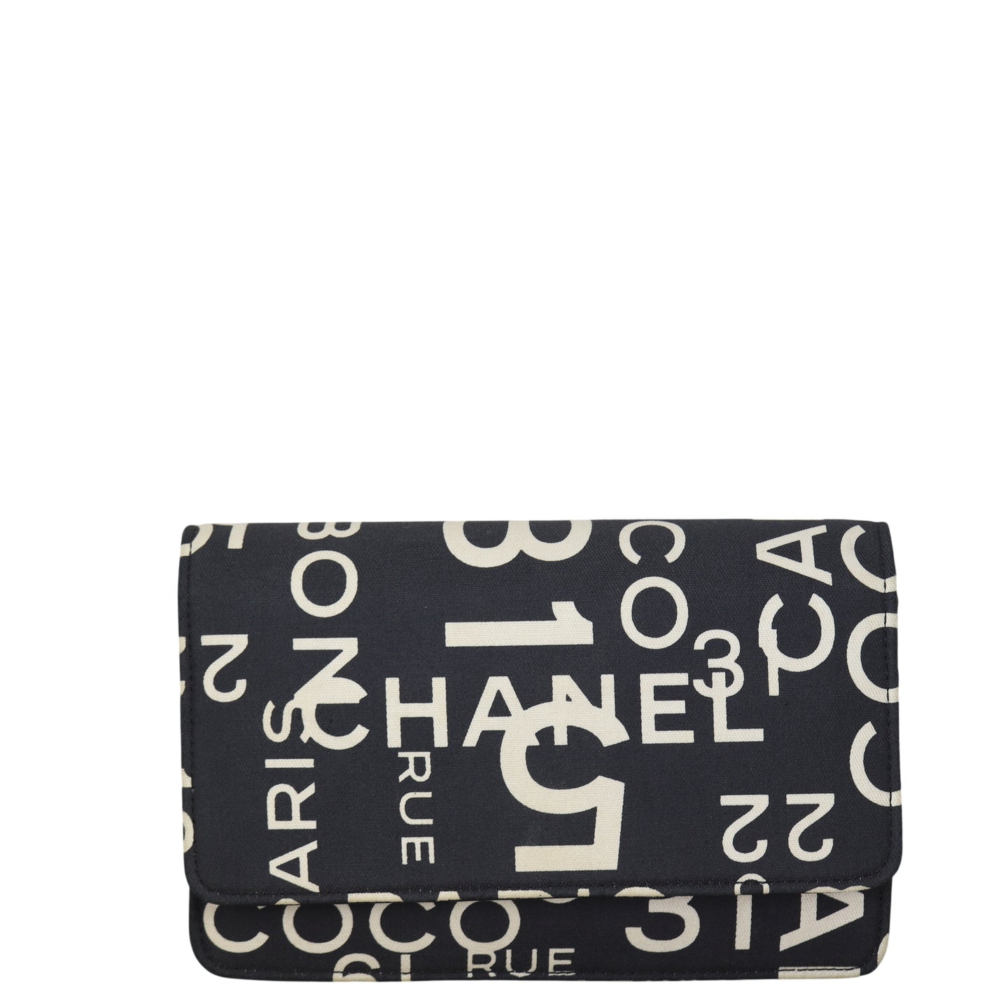 Chanel 31 Rue Cambon Canvas Wallet on Chain