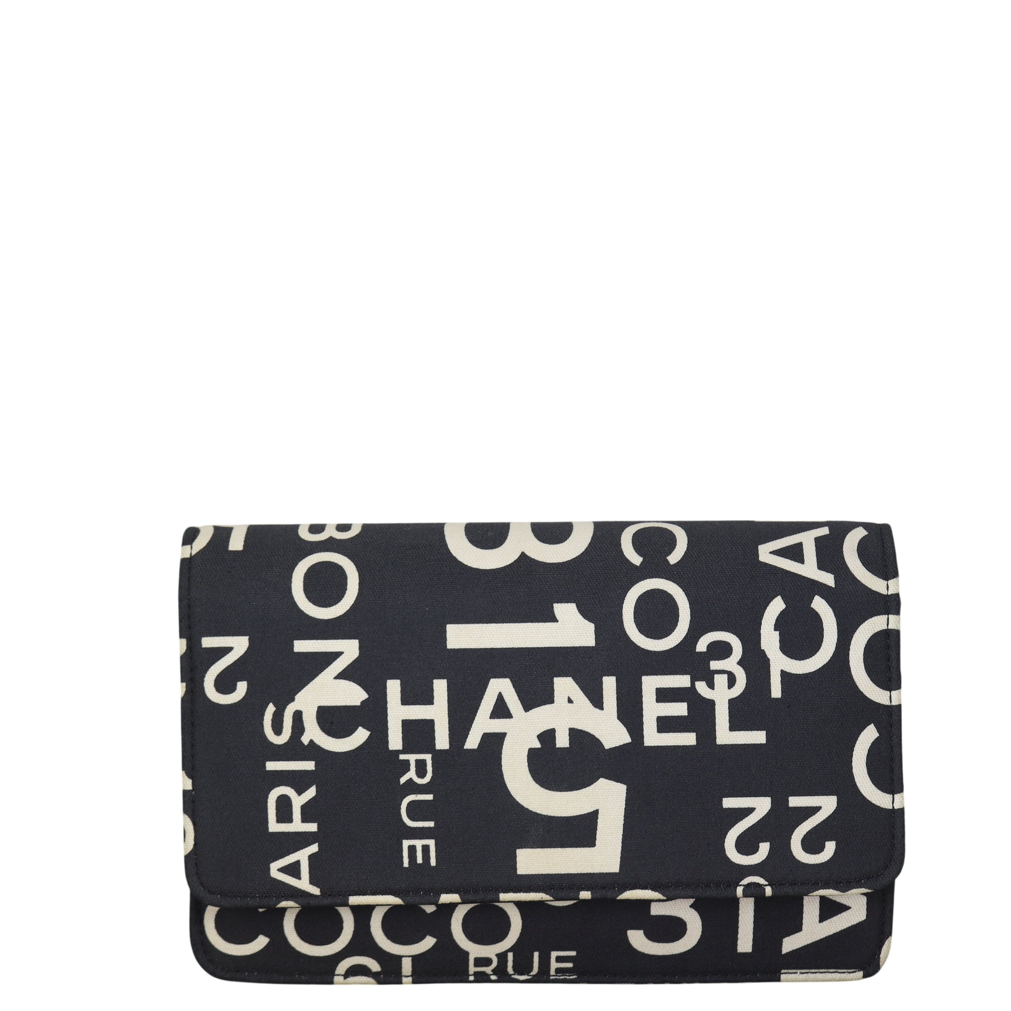 Chanel 31 Rue Cambon Canvas Wallet on Chain