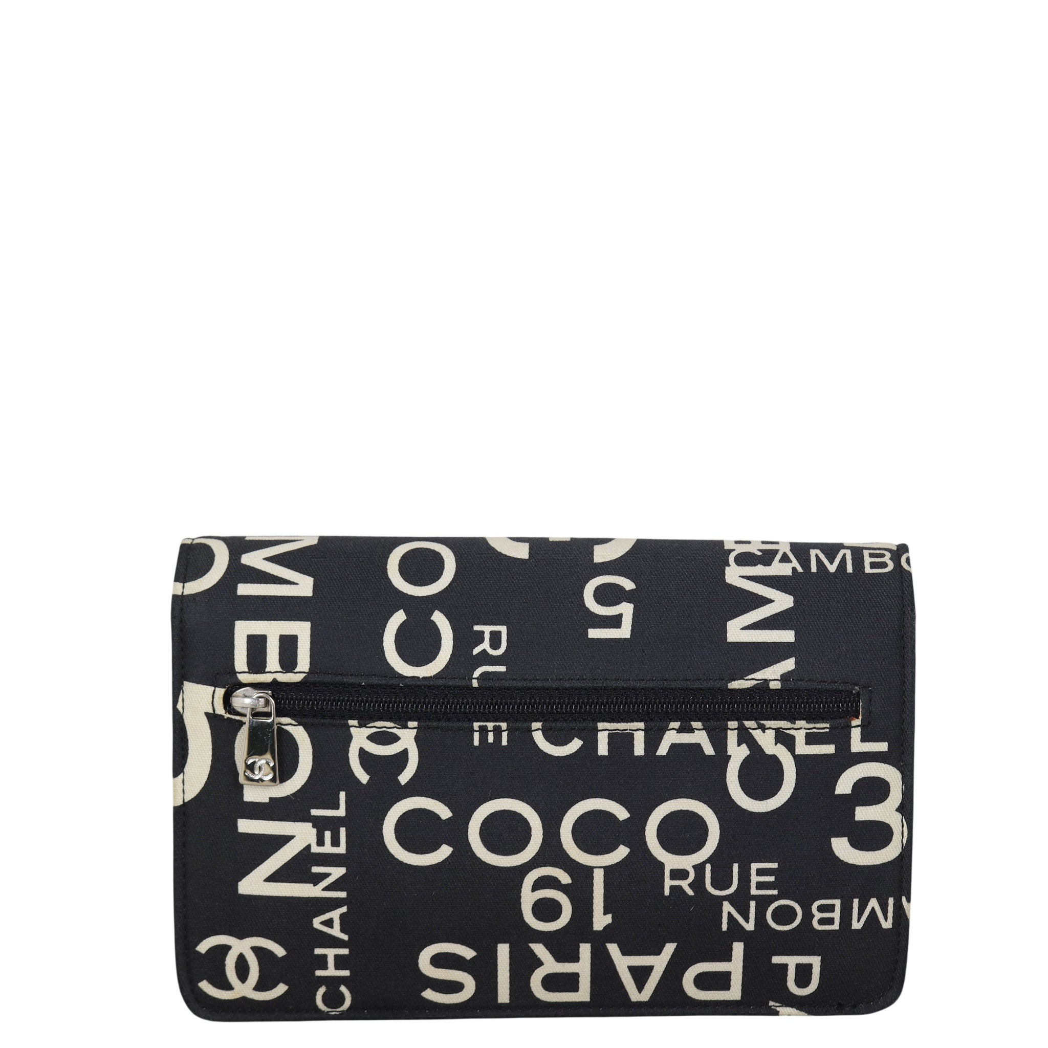 Chanel 31 Rue Cambon Canvas Wallet on Chain