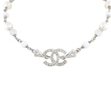Chanel CC Pearl Bead Choker