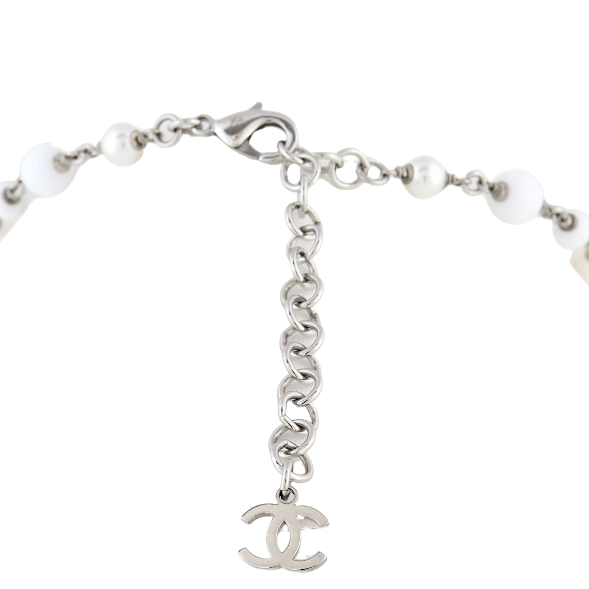 Chanel CC Pearl Bead Choker