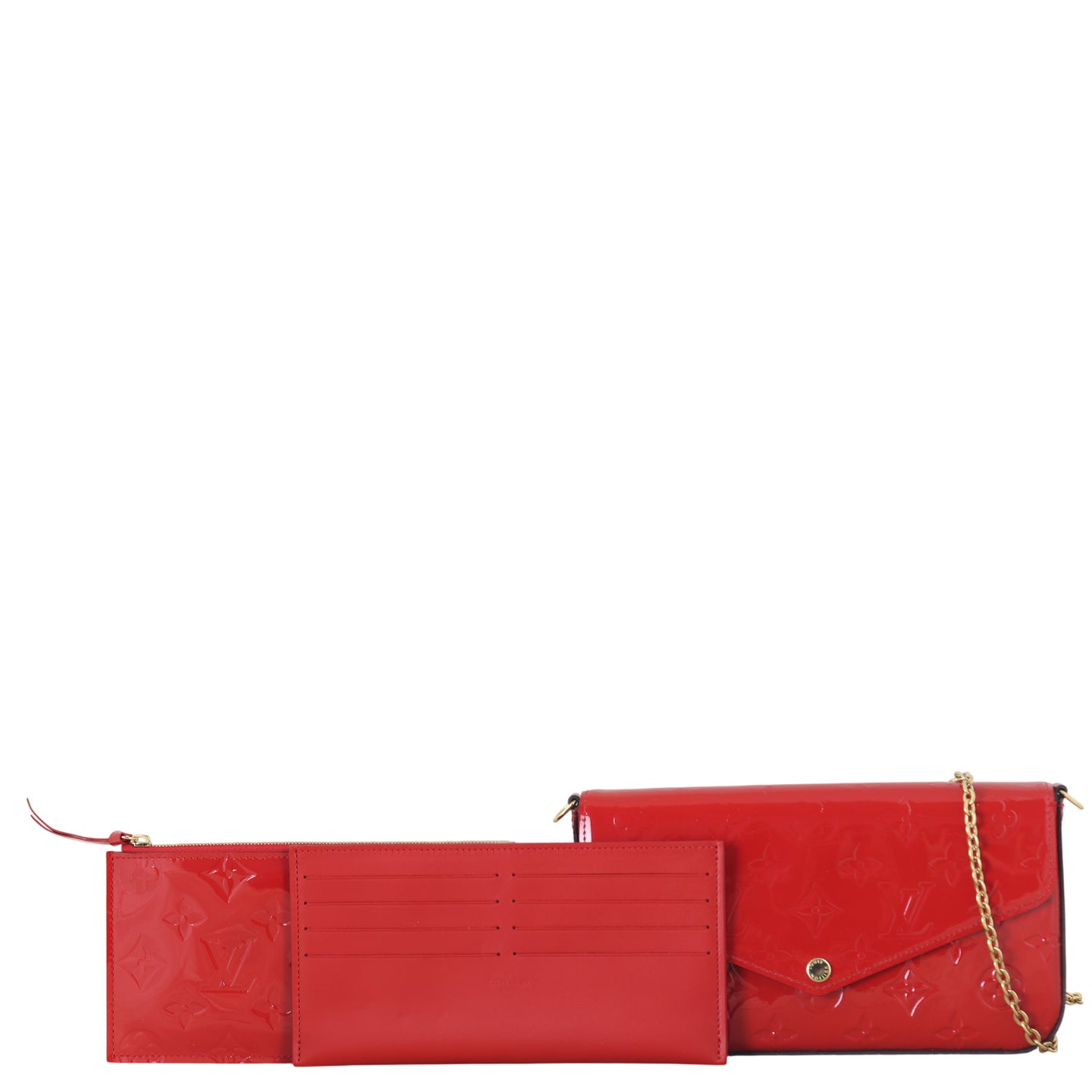 Louis Vuitton Pochette Felicie Monogram Vernis