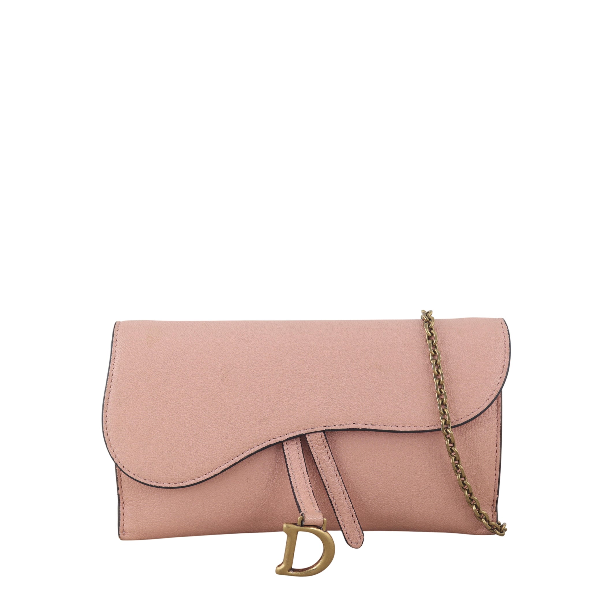 Dior Saddle Pouch Wallet on Chain