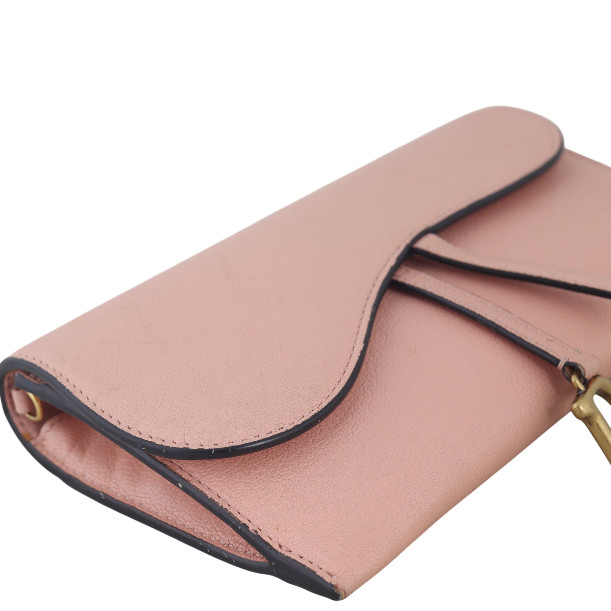 Dior Saddle Pouch Wallet on Chain