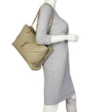 Saint Laurent Chevron Shopping Tote