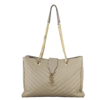 Saint Laurent Chevron Shopping Tote