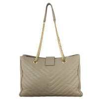 Saint Laurent Chevron Shopping Tote