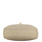 Saint Laurent Chevron Shopping Tote