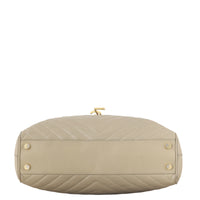 Saint Laurent Chevron Shopping Tote