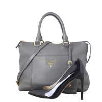 Prada Vitello Daino Zip Tote