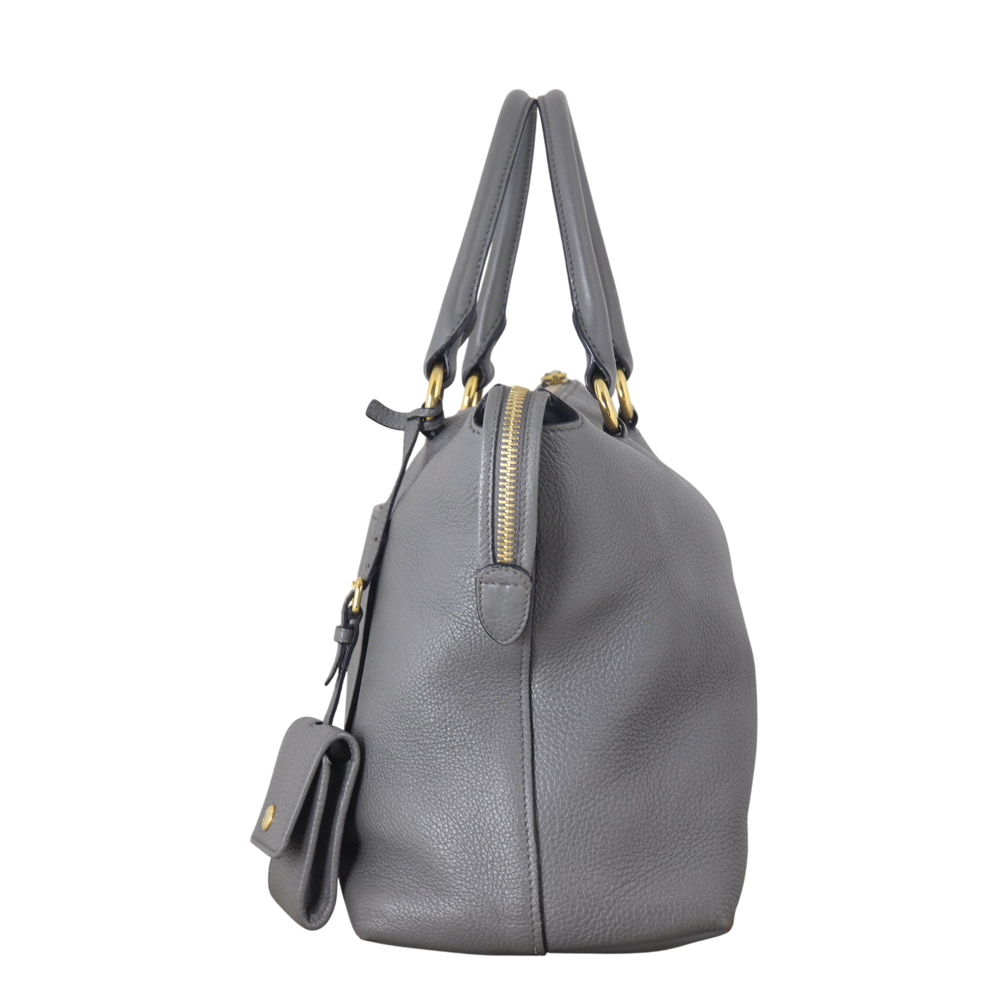 Prada Vitello Daino Zip Tote