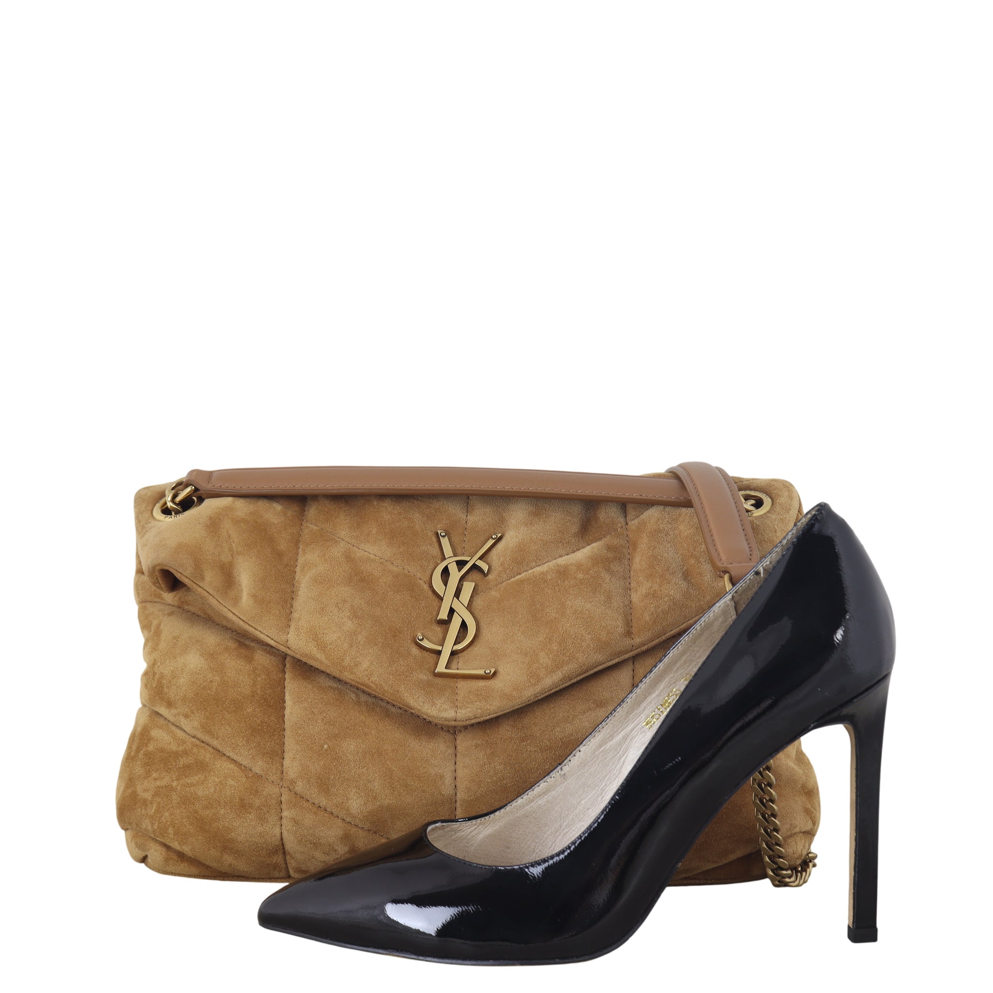 Saint Laurent Loulou Puffer Small Suede