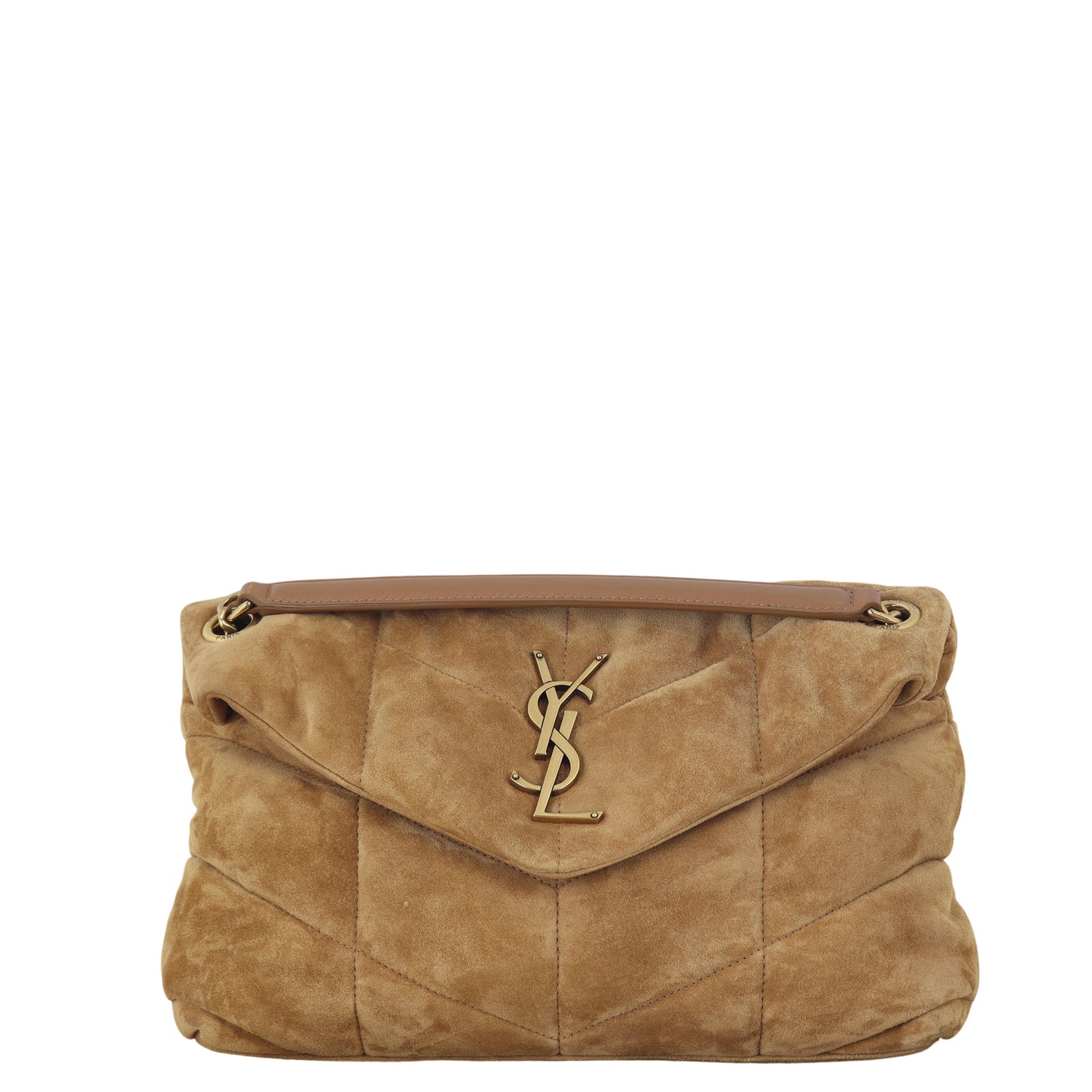 Saint Laurent Loulou Puffer Small Suede