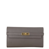Hermes Kelly Classic Long Wallet Epsom