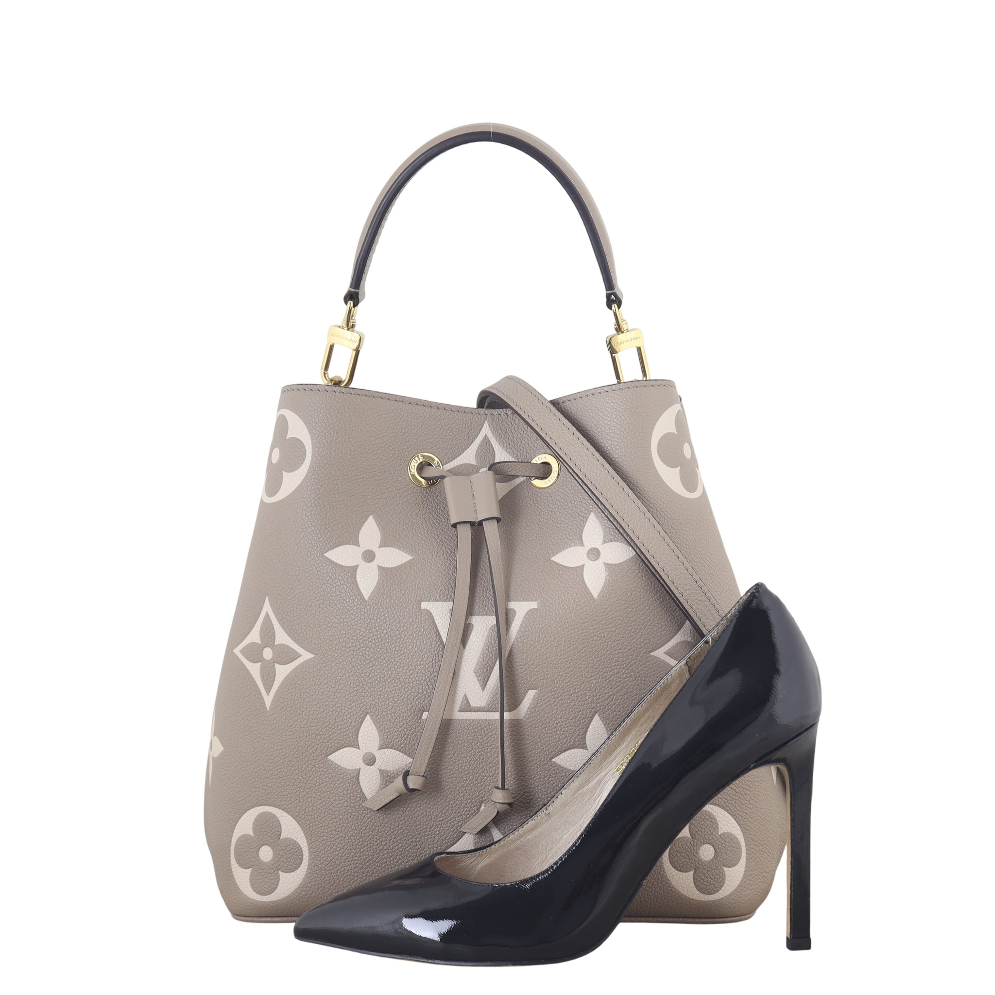 Louis Vuitton NeoNoe MM Monogram Empreinte Giant Bicolour