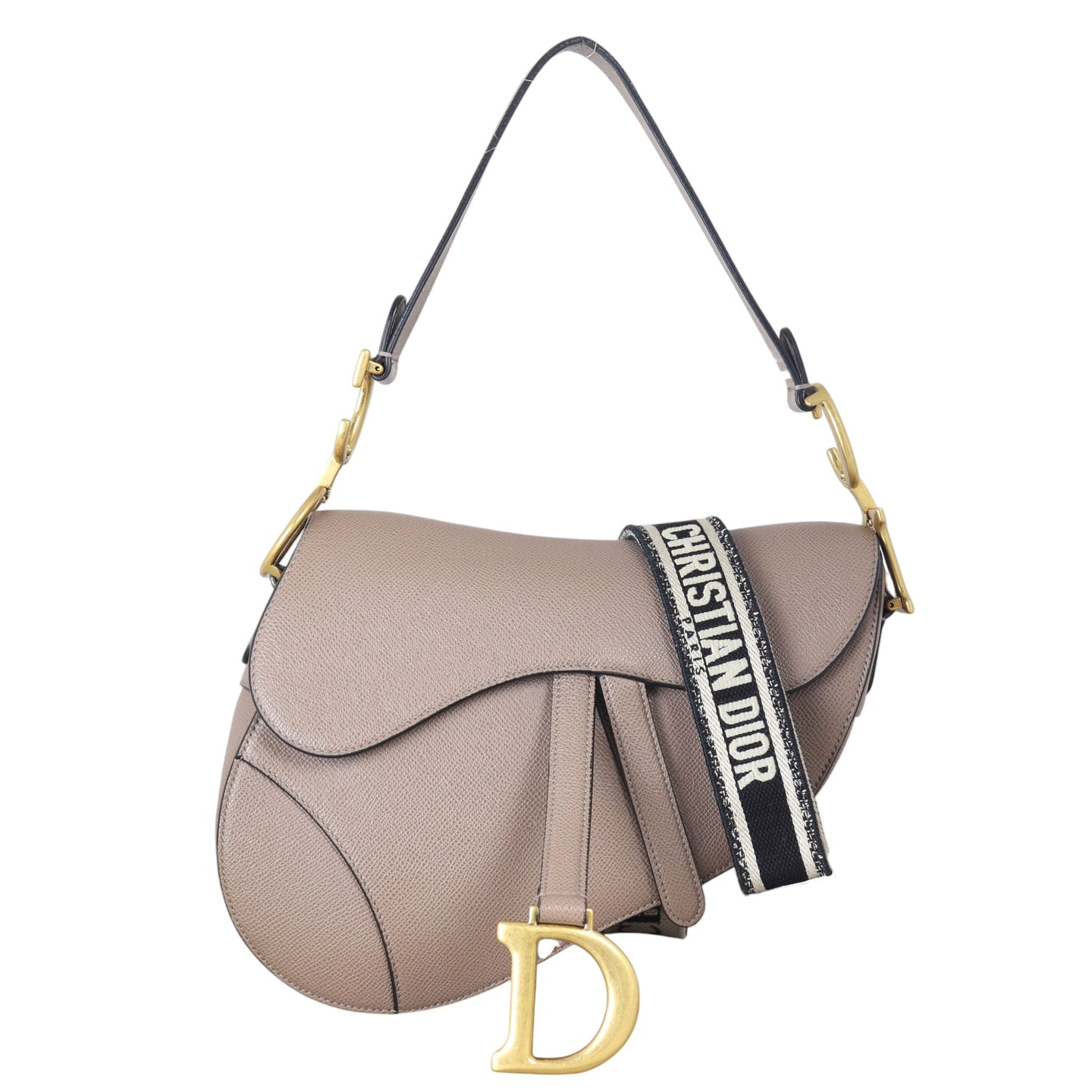 Dior Saddle Bag with Embroidered Strap
