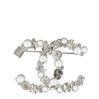 Chanel No.5 Pearl Crystal Brooch