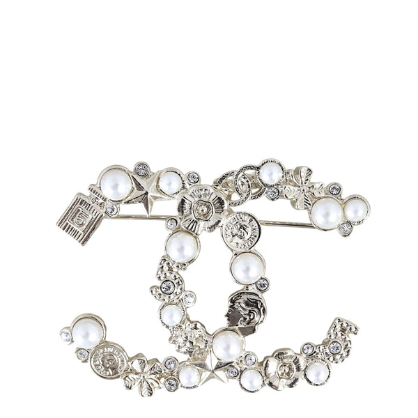Chanel No.5 Pearl Crystal Brooch – Luxe.It.Fwd