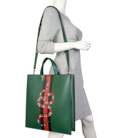Gucci Web Kingsnake Tote