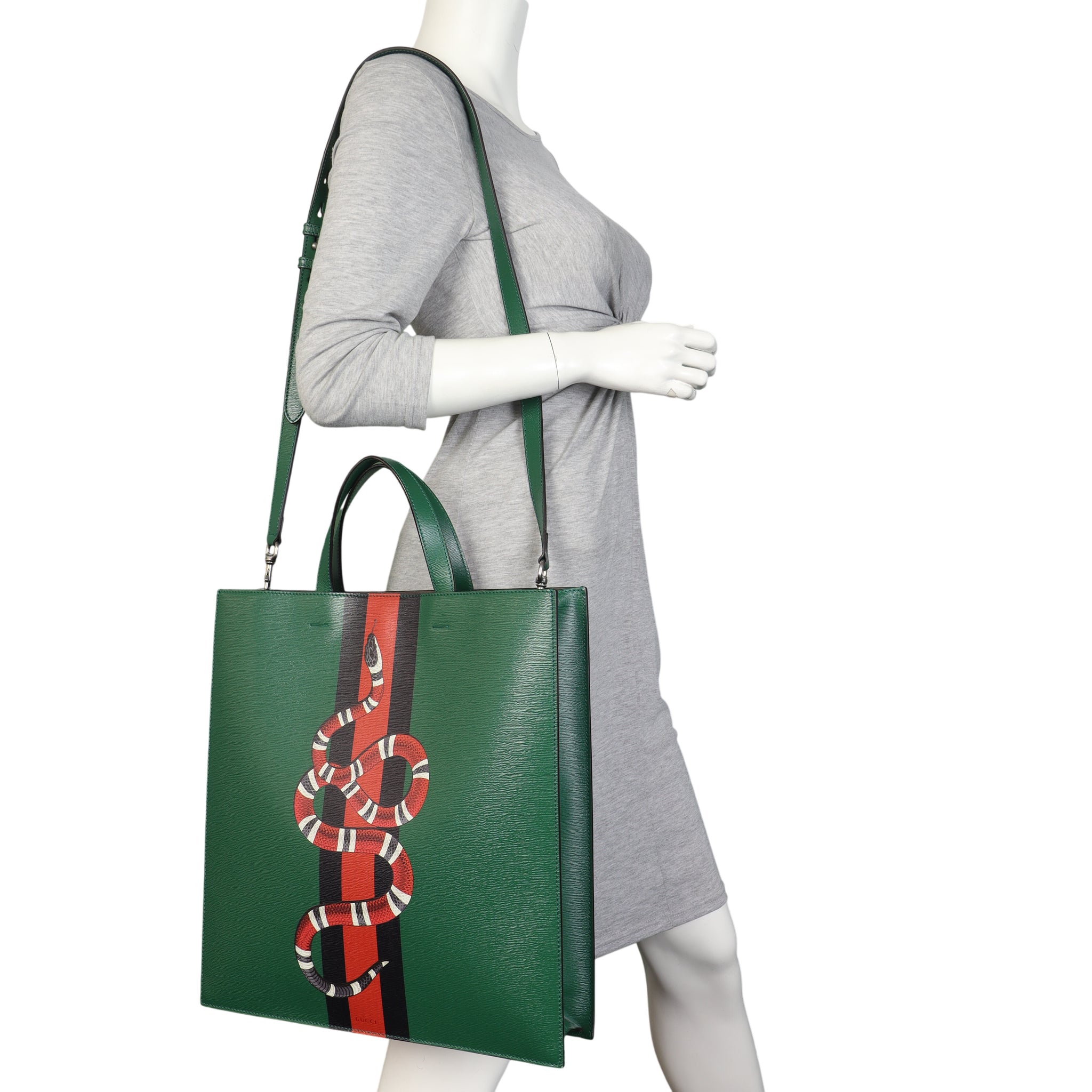 Gucci Web Kingsnake Tote