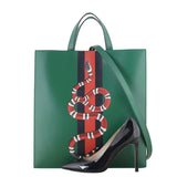 Gucci Web Kingsnake Tote