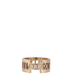 Tiffany & Co. Atlas 18k Rose Gold Diamond Ring