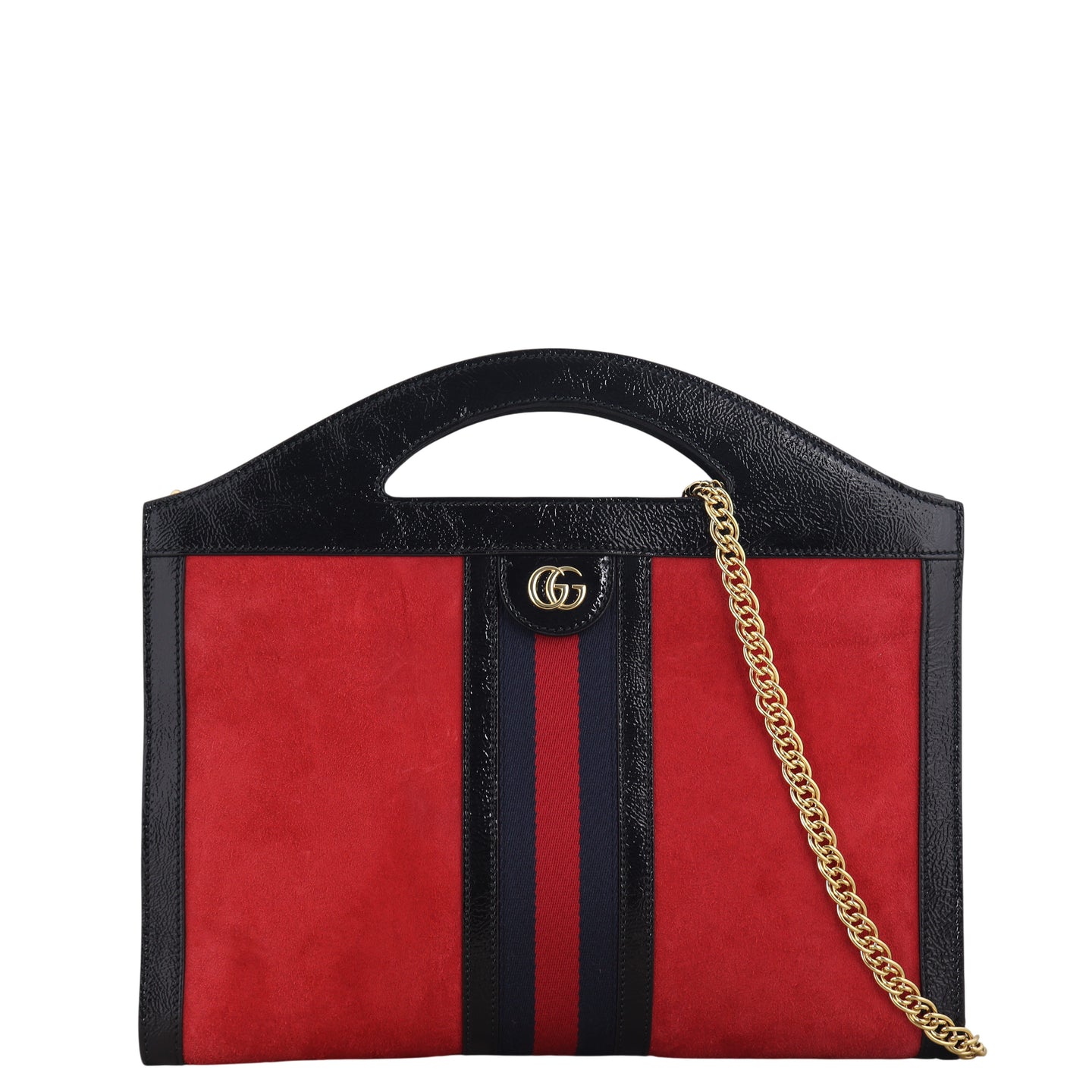Gucci Ophidia Suede Chain Handbag