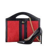 Gucci Ophidia Suede Chain Handbag