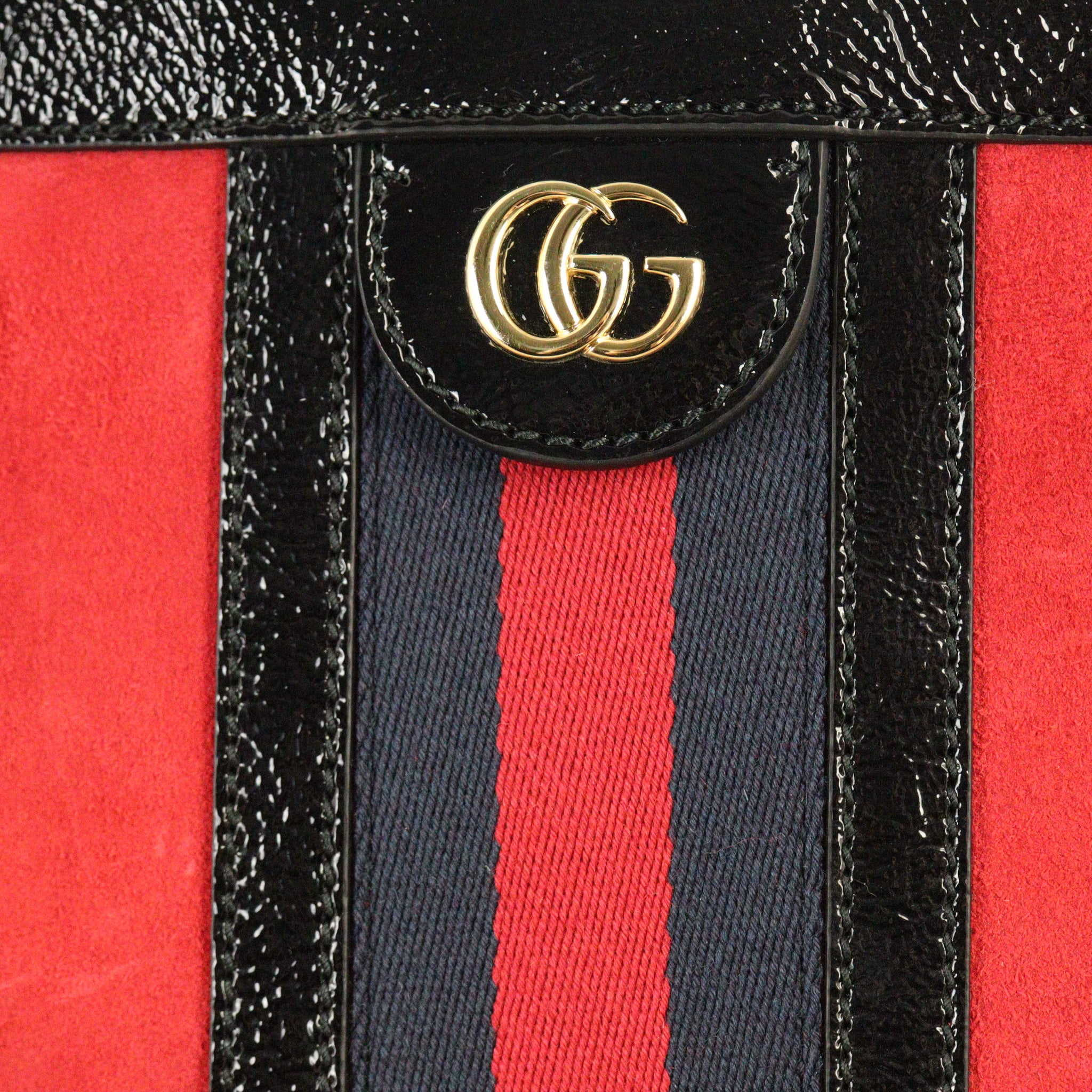 Gucci Ophidia Suede Chain Handbag