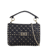 Valentino Rockstud Spike Medium Shoulder Bag
