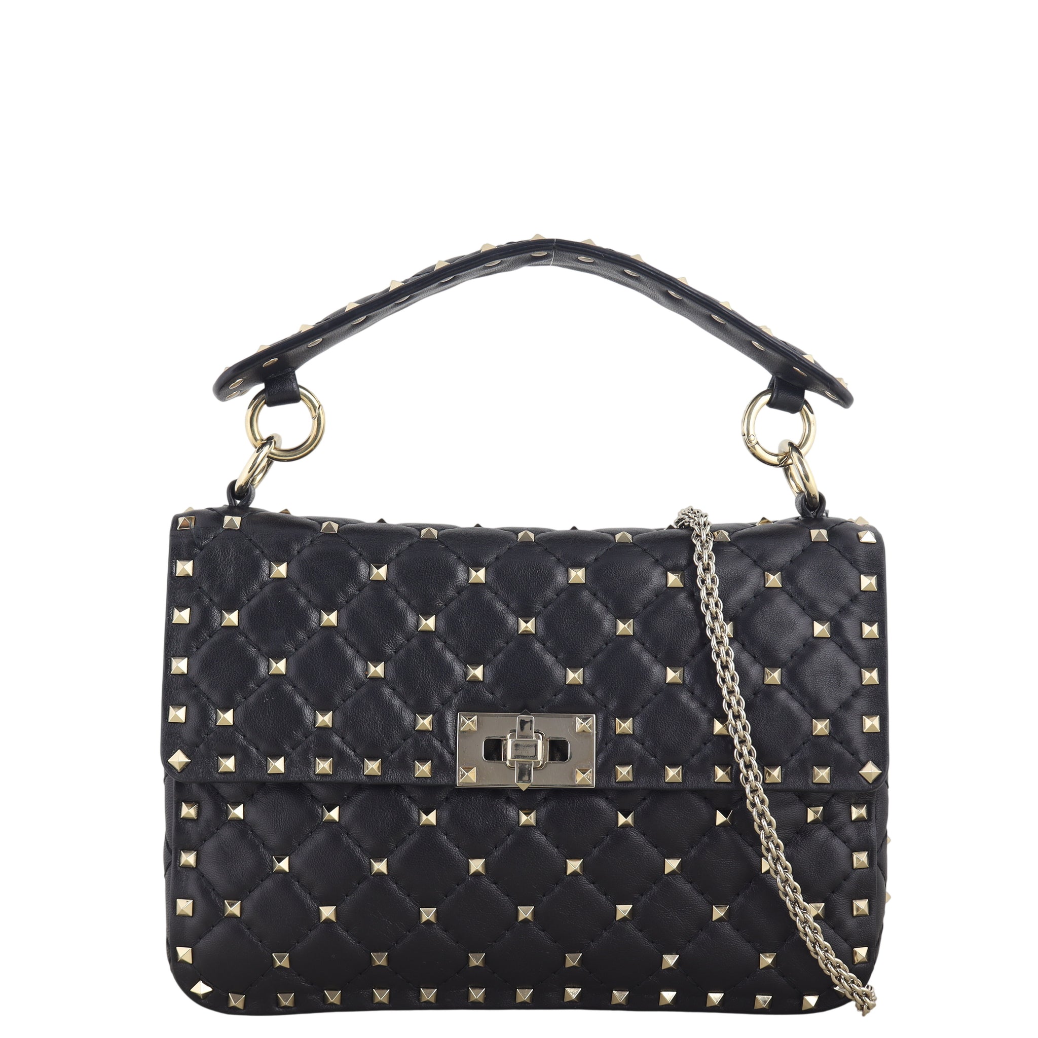 Valentino Rockstud Spike Medium Shoulder Bag
