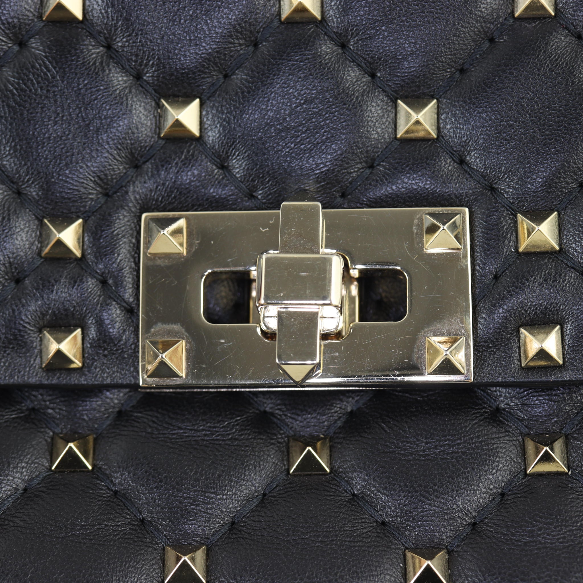 Valentino Rockstud Spike Medium Shoulder Bag