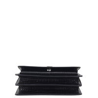 Saint Laurent Sunset Medium Croc-Embossed
