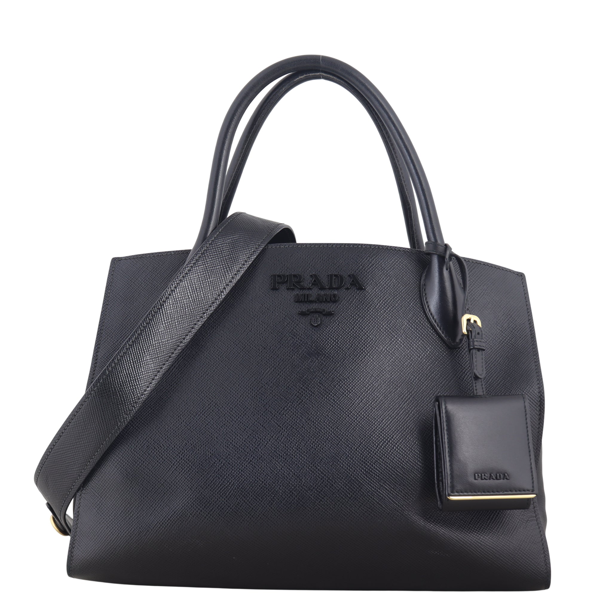 Prada Saffiano Cuir Monochrome Small Bag