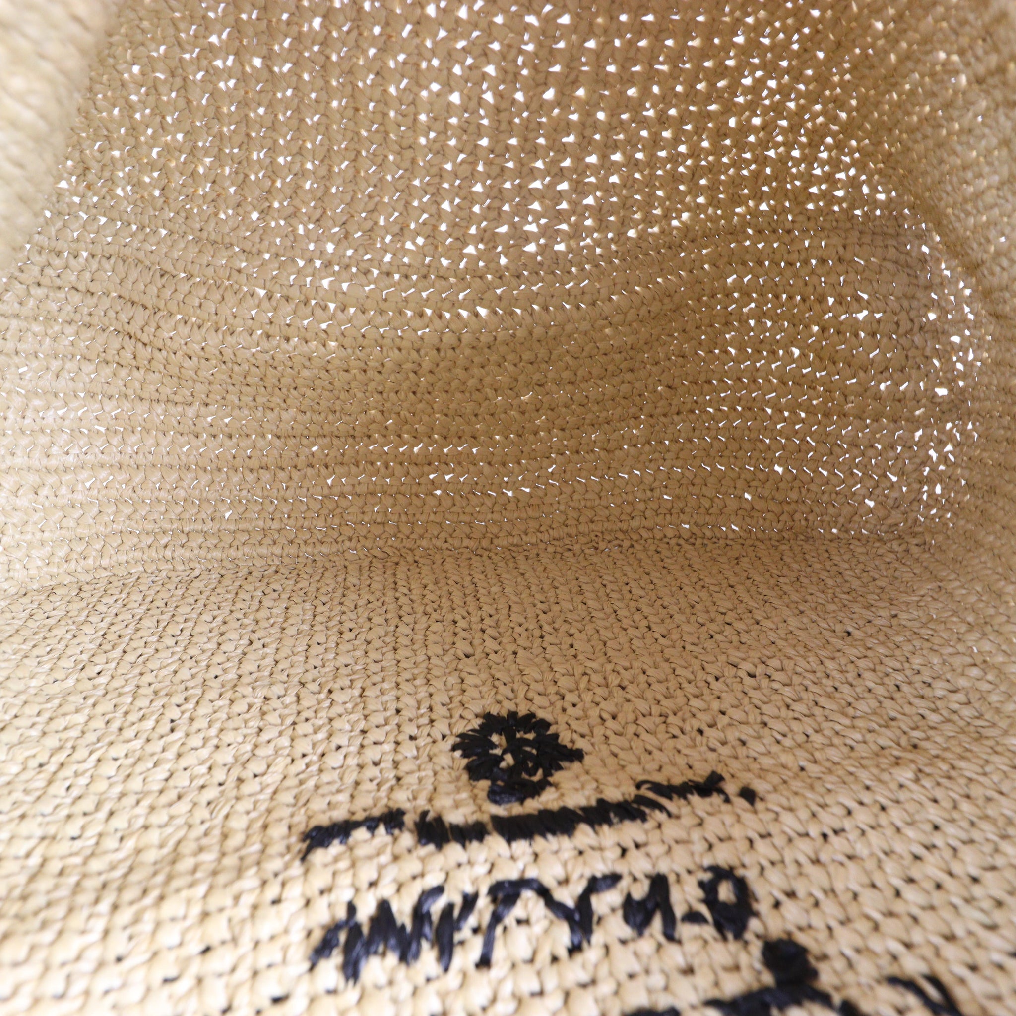 Prada Raffia Logo Tote Medium