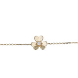 Van Cleef & Arpels Frivole Diamond 18k Yellow Gold Chain Bracelet Mini