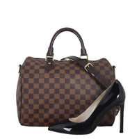 Louis Vuitton Speedy 30 Bandouliere Damier Ebene
