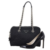 Prada Impuntu Tessuto Shoulder Bag