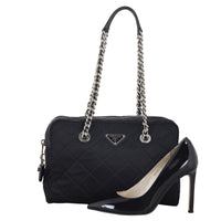 Prada Impuntu Tessuto Shoulder Bag